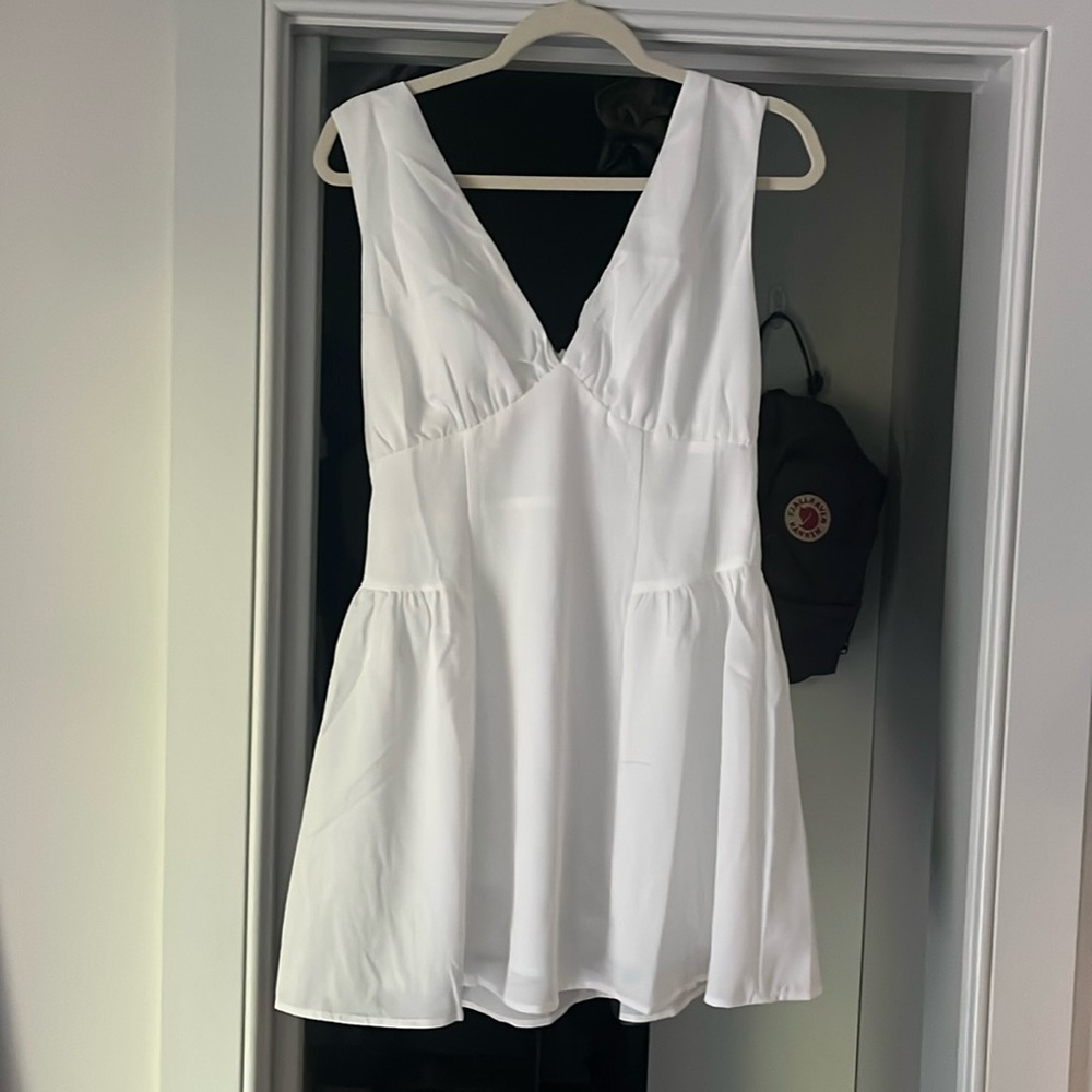 Princess Polly white mini dress
